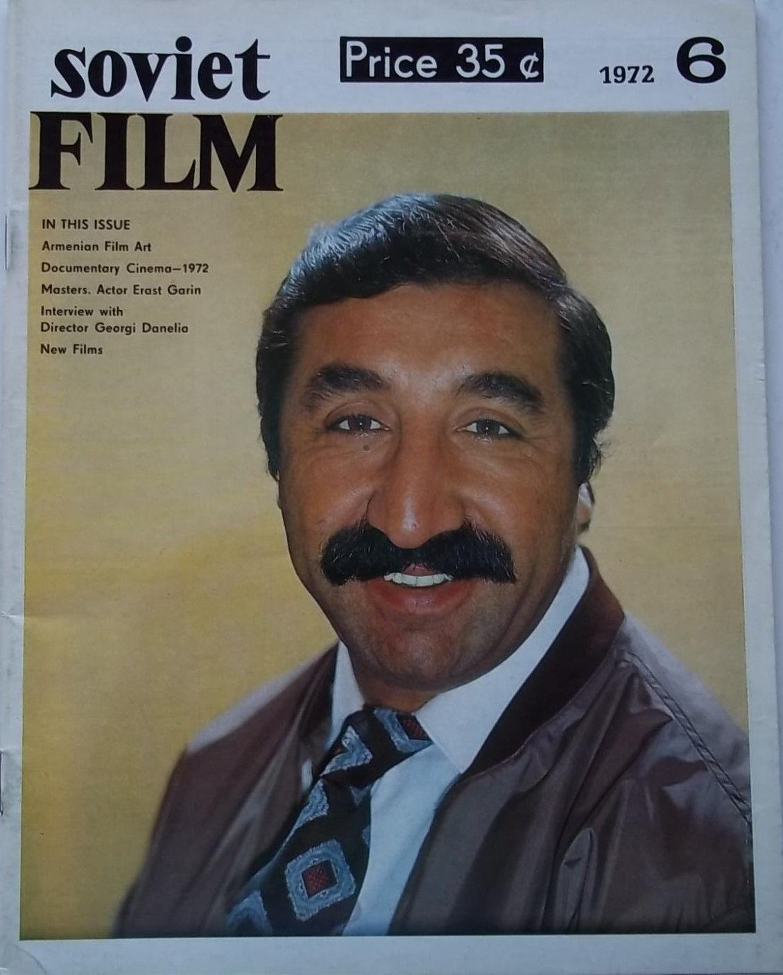 SOVIET FILM magazine side cover Issue 6  June 1972