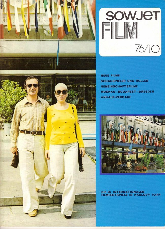 SOWJET FILM magazine side cover October 1976