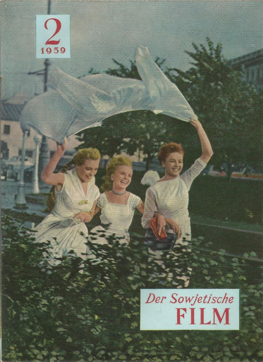 SOWJET FILM magazine side cover Issue 2  February 1959
