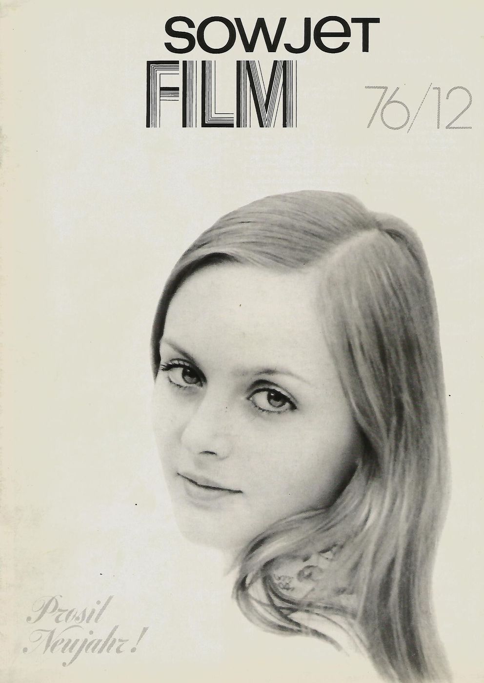 SOWJET FILM magazine side cover  December 1976