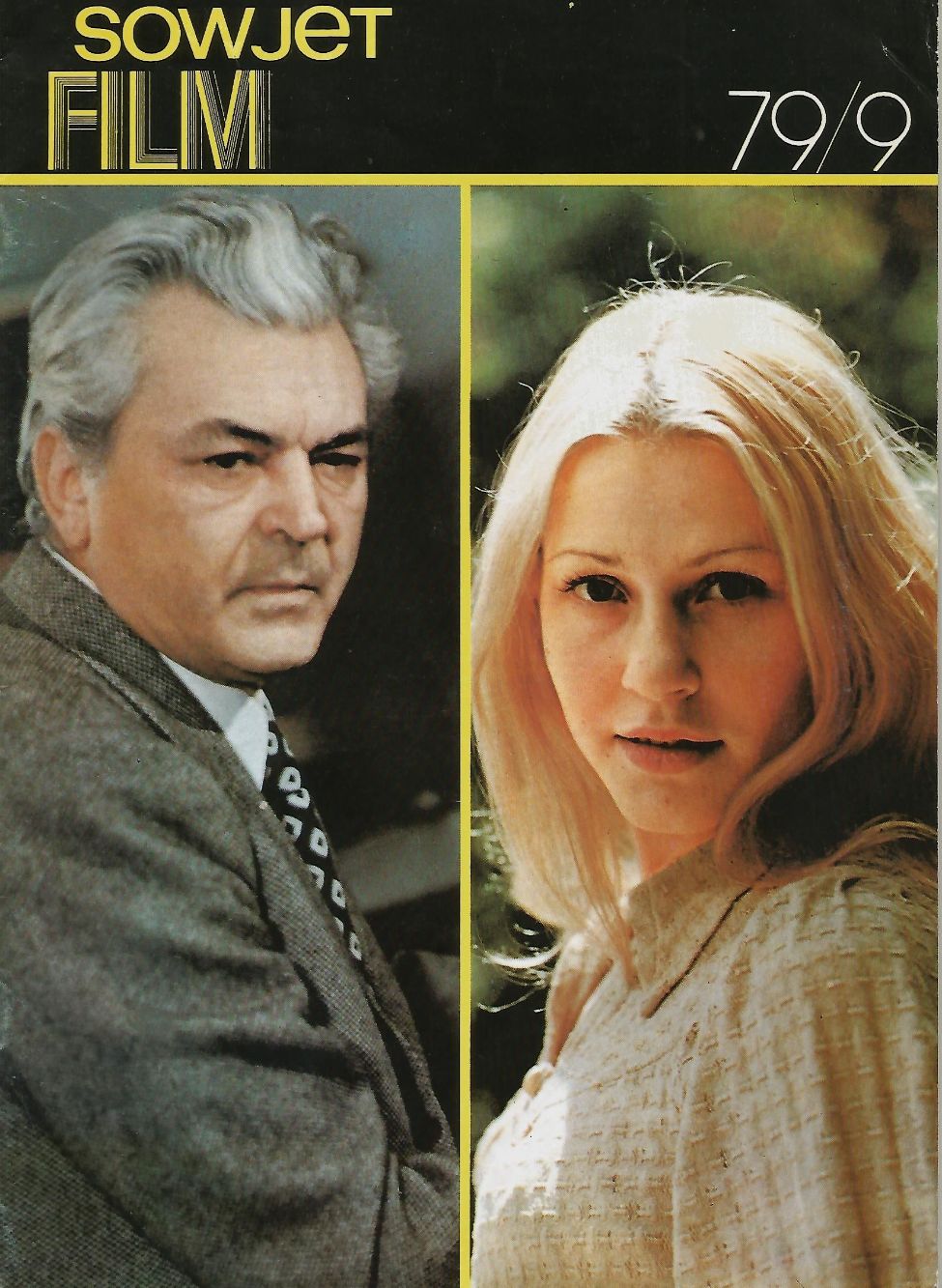 SOWJET FILM magazine side cover Issue 9  September 1979