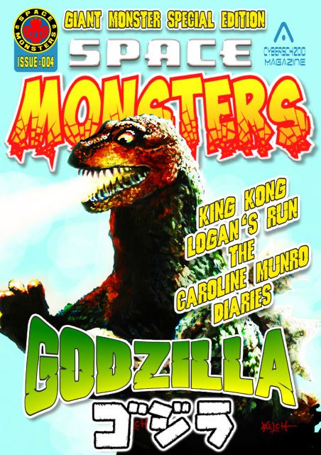 SPACE MONSTERS magazine side cover Issue 4 April/May/June 2014
