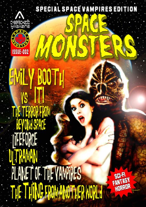 SPACE MONSTERS magazine side cover Issue 2 October/November/December 2013