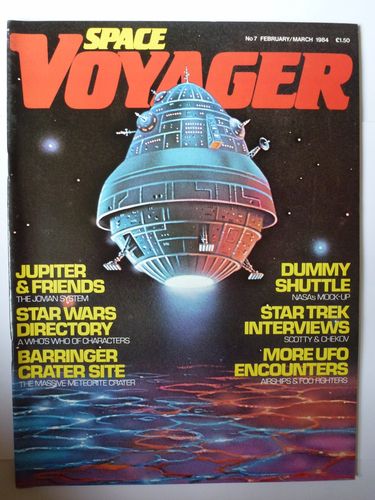 SPACE VOYAGER magazine side cover Issue 7  1984
