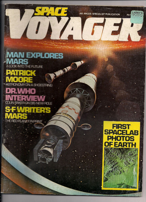 SPACE VOYAGER magazine side cover Issue 9 July 1984