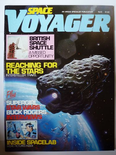 SPACE VOYAGER magazine side cover Issue 10  1984