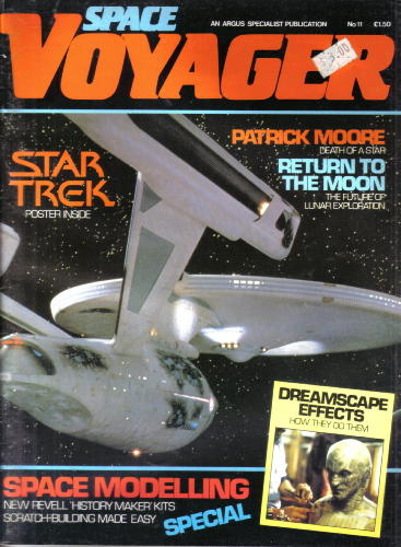 SPACE VOYAGER magazine side cover Issue 11  1984