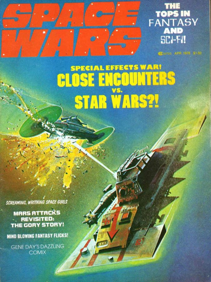 SPACE WARS magazine side cover Issue 4 Vol 2 # 2 - April 1978