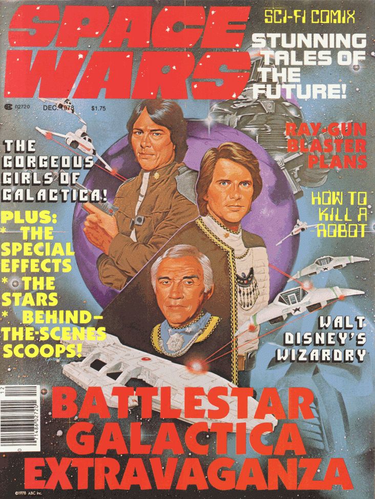 SPACE WARS magazine side cover Issue 7 Vol 2 # 5 - October 1978