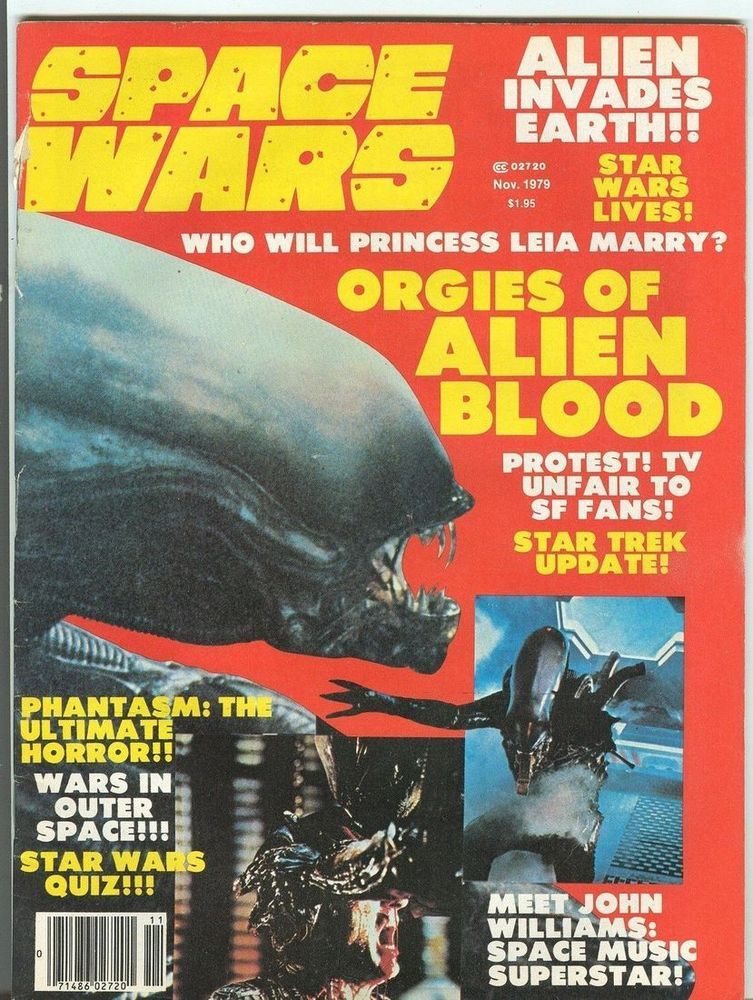 SPACE WARS magazine side cover Issue 12 Vol 3 # 5 - November 1979