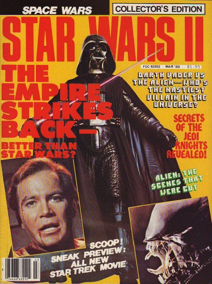 SPACE WARS magazine side cover Issue 13 Vol 4 # 1 - March 1980