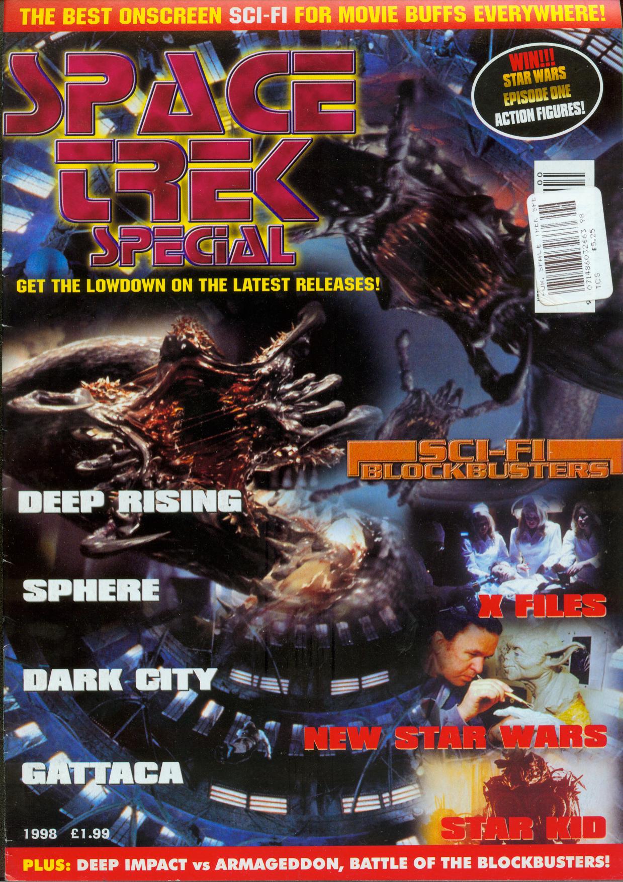 SPACE TREK SPECIAL magazine side cover Issue 1  Special    1998