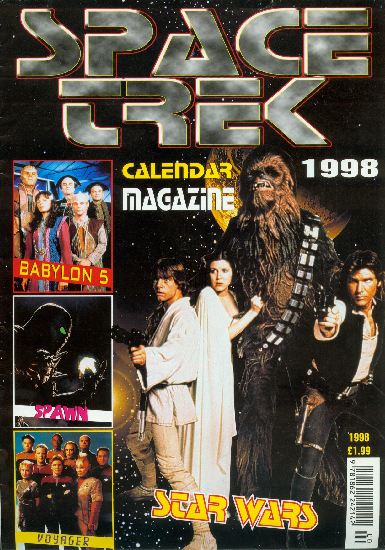 SPACE TREK SPECIAL magazine side cover Issue 3  Special    1998