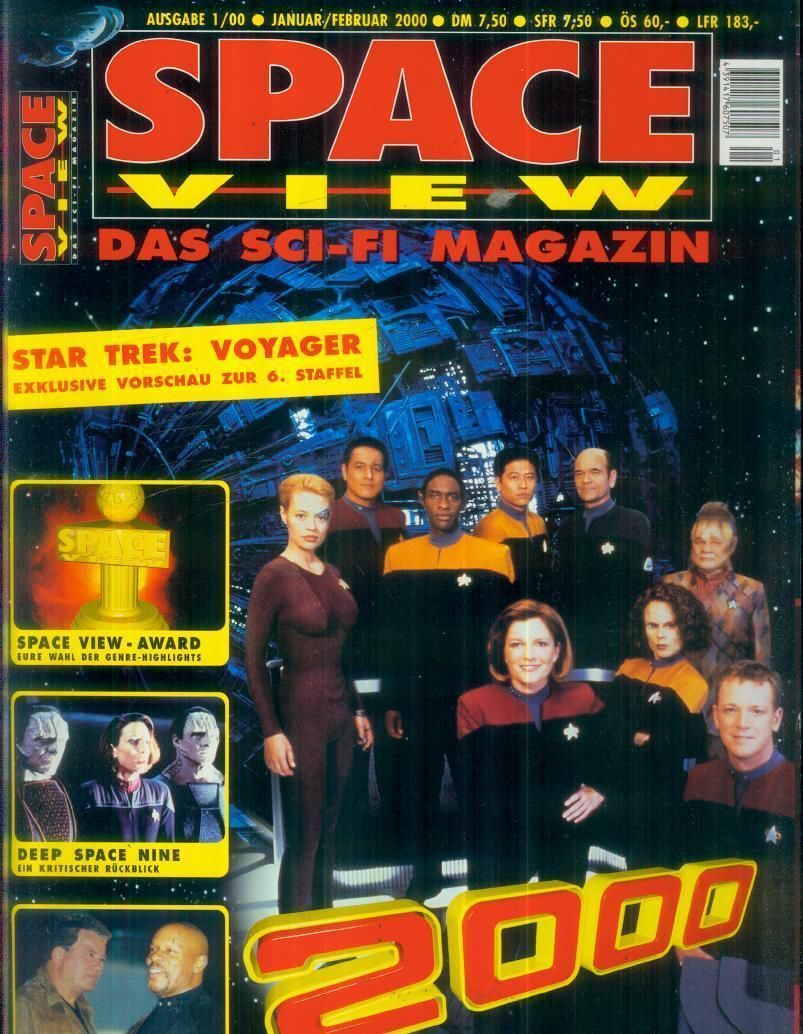 SPACEVIEW magazine side cover January 2000