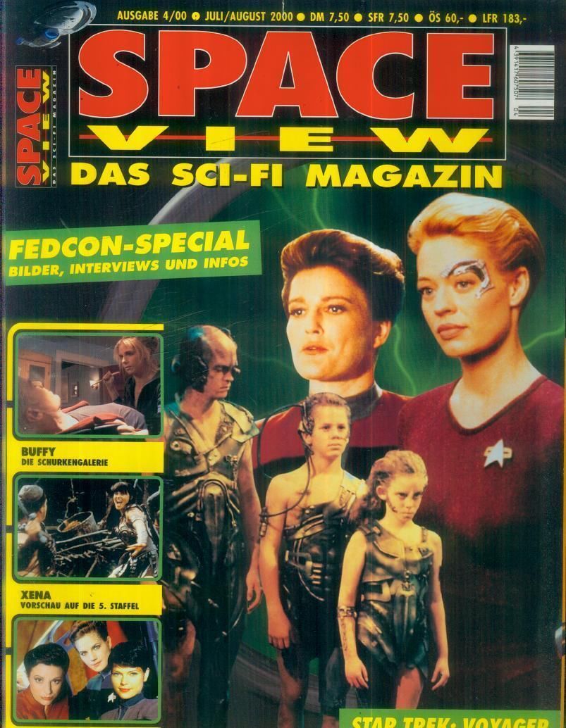 SPACEVIEW magazine side cover July 2000