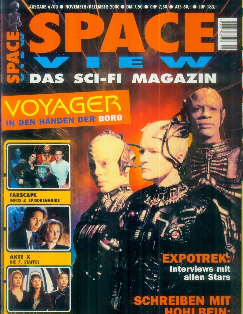 SPACEVIEW magazine side cover November 2000
