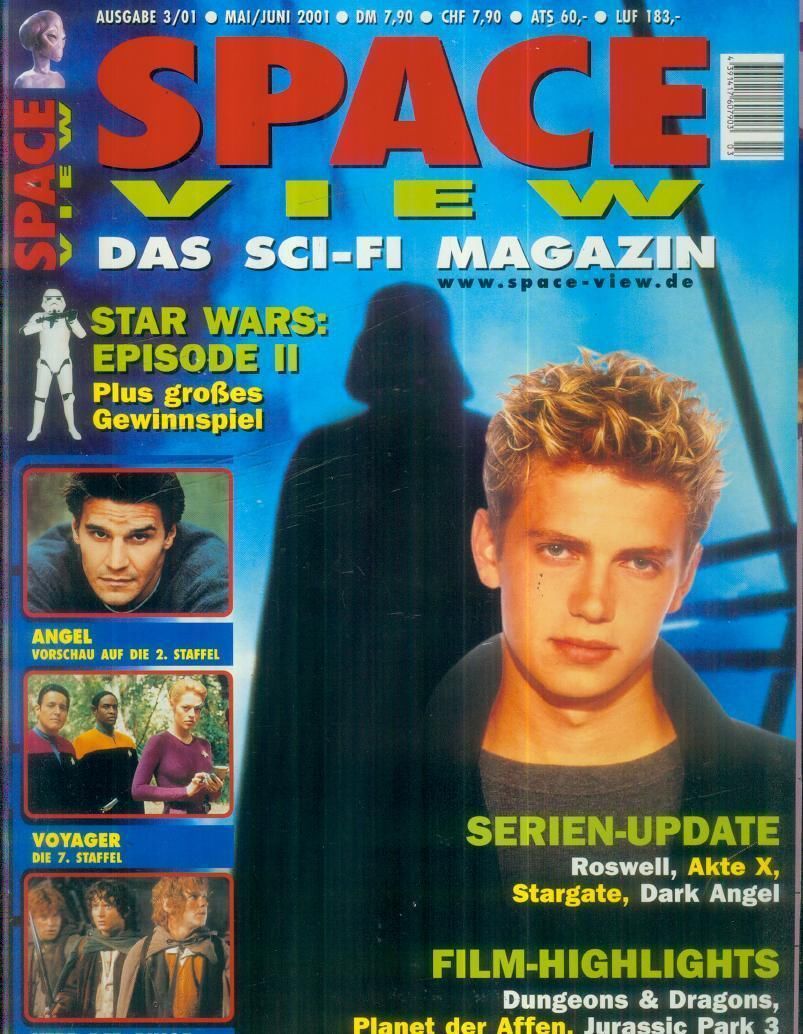 SPACEVIEW magazine side cover May/June 2001