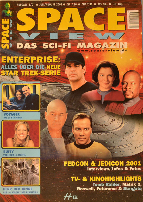 SPACEVIEW magazine side cover July 2001
