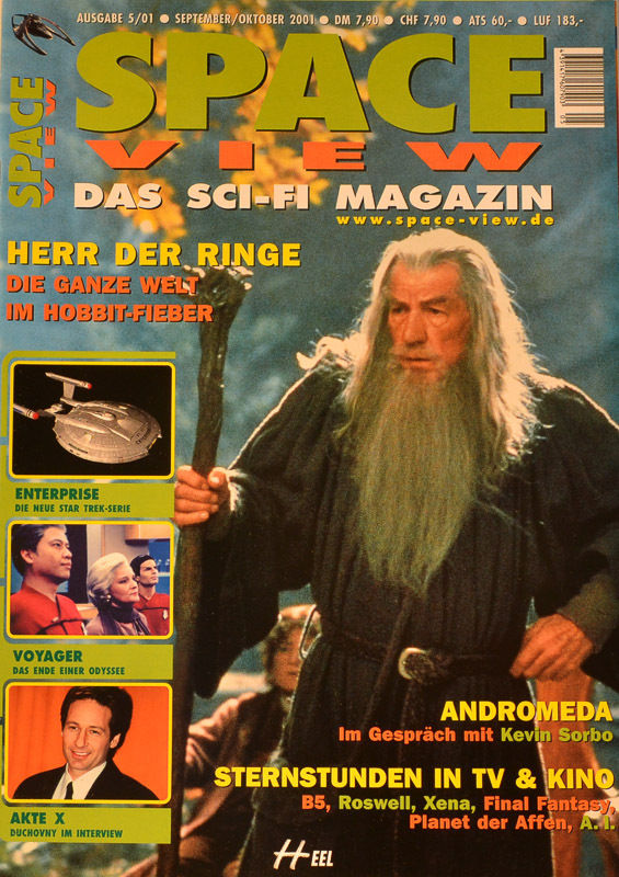 SPACEVIEW magazine side cover September 2001