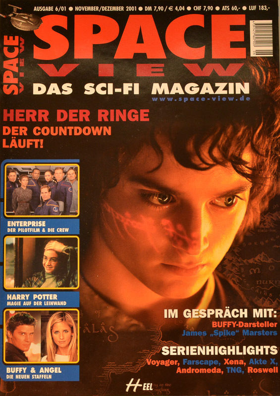 SPACEVIEW magazine side cover November/December 2001