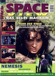SPACEVIEW magazine side cover November 2002