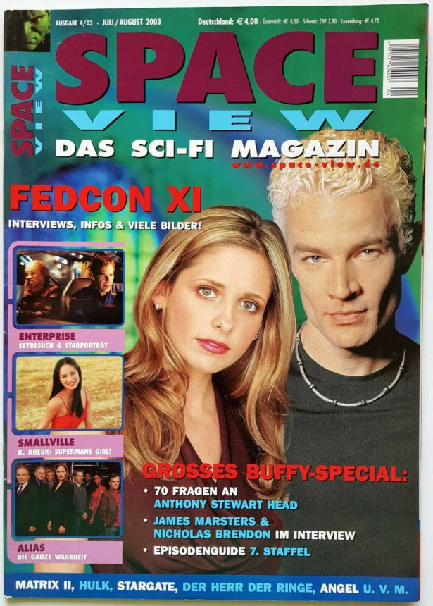 SPACEVIEW magazine side cover July 2003