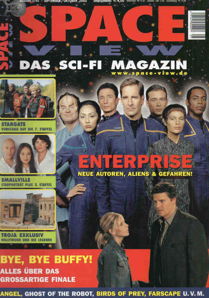 SPACEVIEW magazine side cover September 2003
