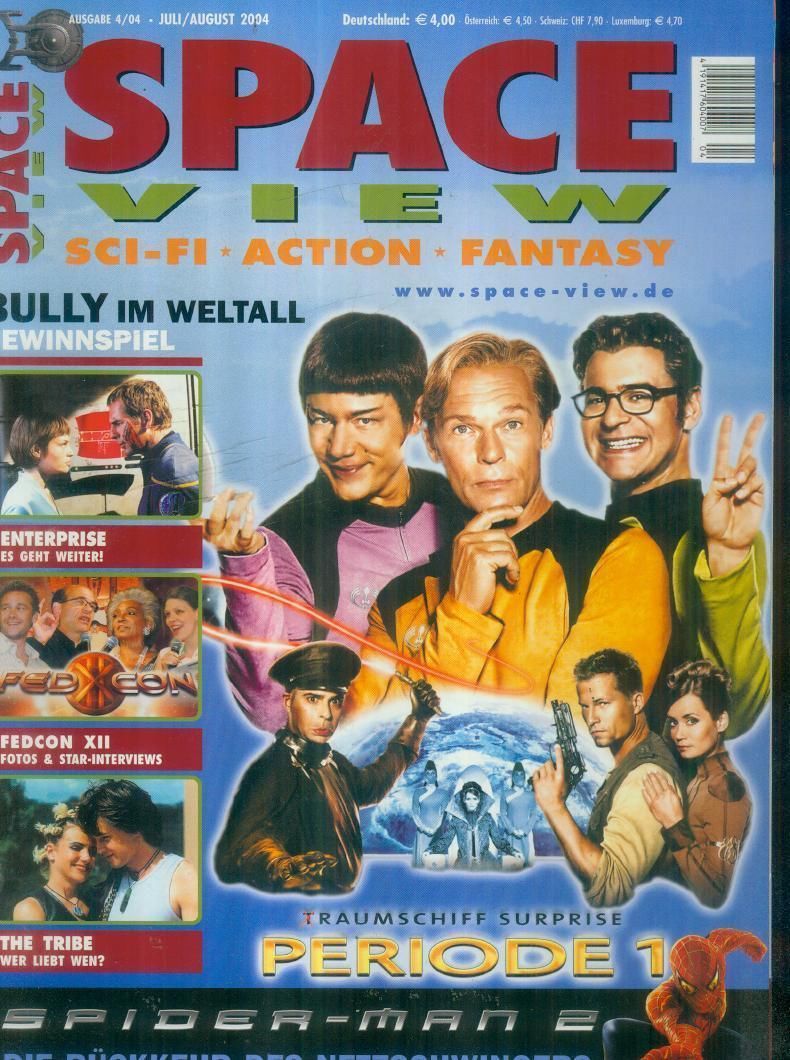 SPACEVIEW magazine side cover July 2004