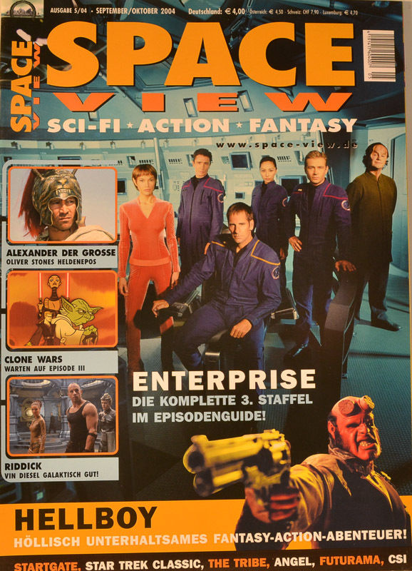 SPACEVIEW magazine side cover September 2004