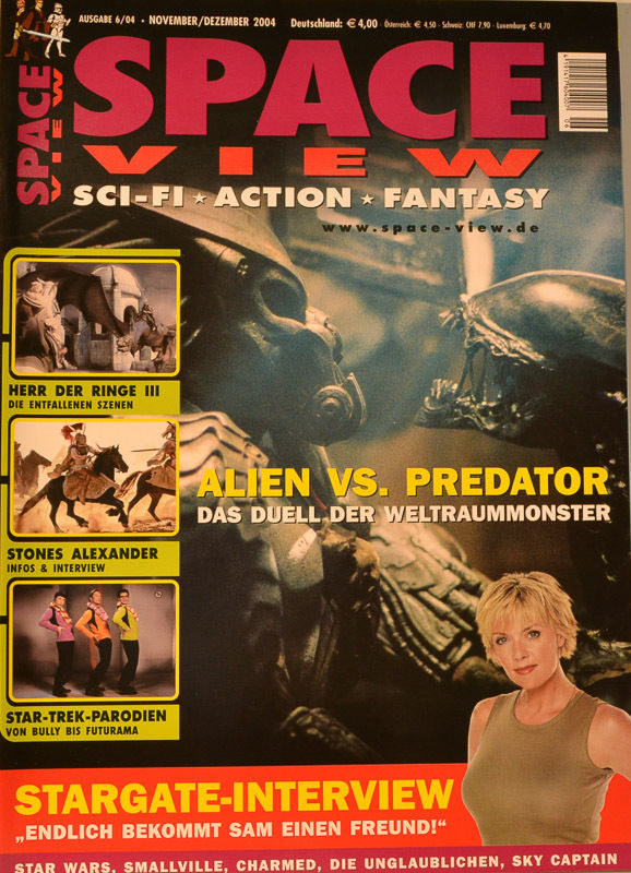 SPACEVIEW magazine side cover November/December 2004