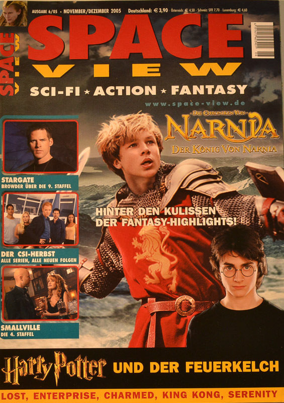 SPACEVIEW magazine side cover November/December 2005