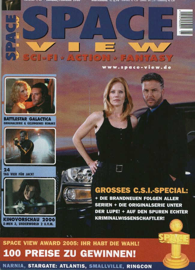 SPACEVIEW magazine side cover January/February 2006