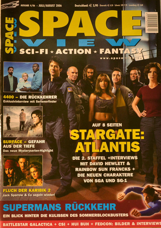 SPACEVIEW magazine side cover July/August 2006