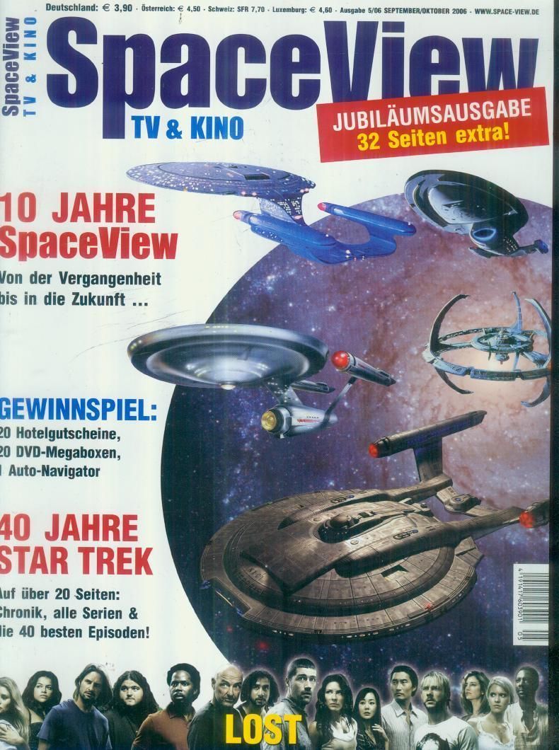 SPACEVIEW magazine side cover September 2006