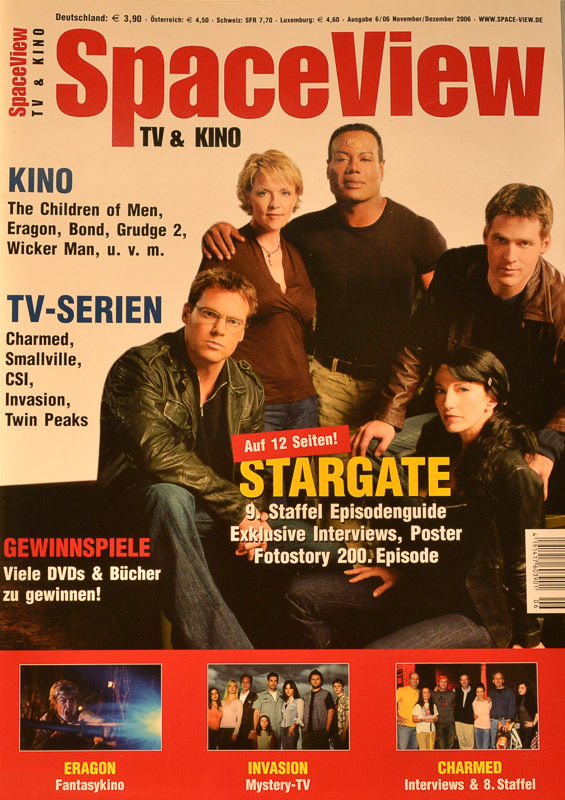 SPACEVIEW magazine side cover November/December 2006