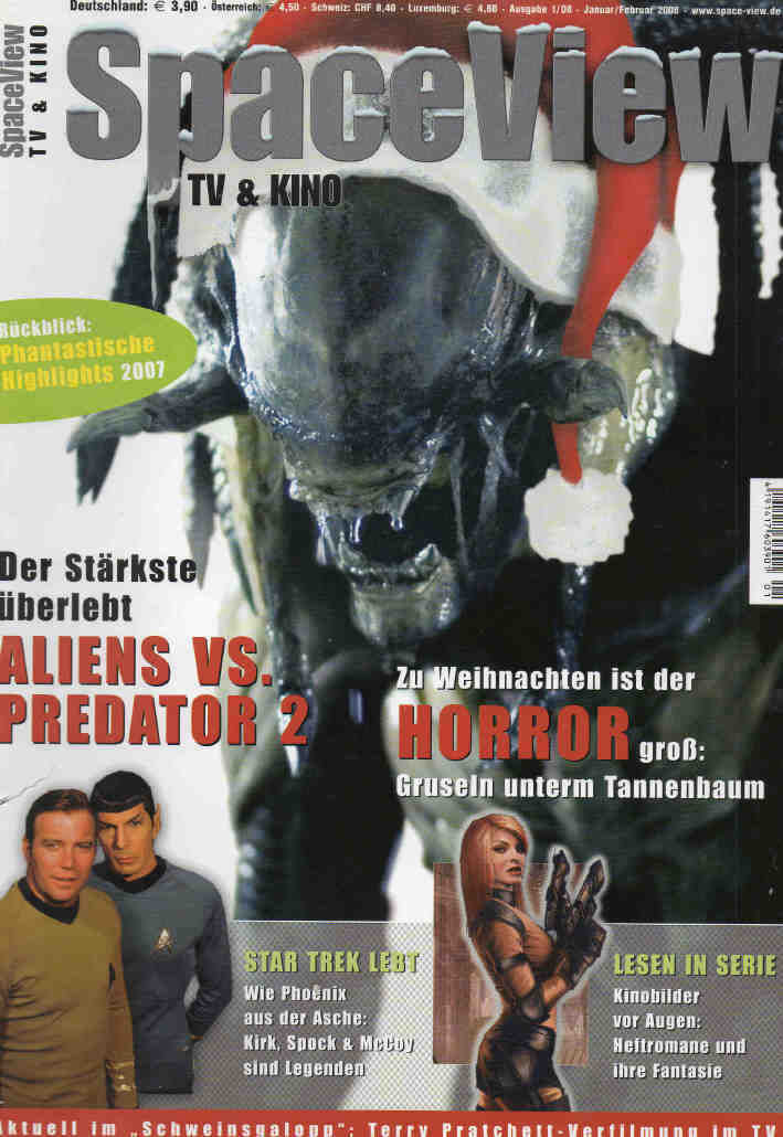 SPACEVIEW magazine side cover January/February 2008