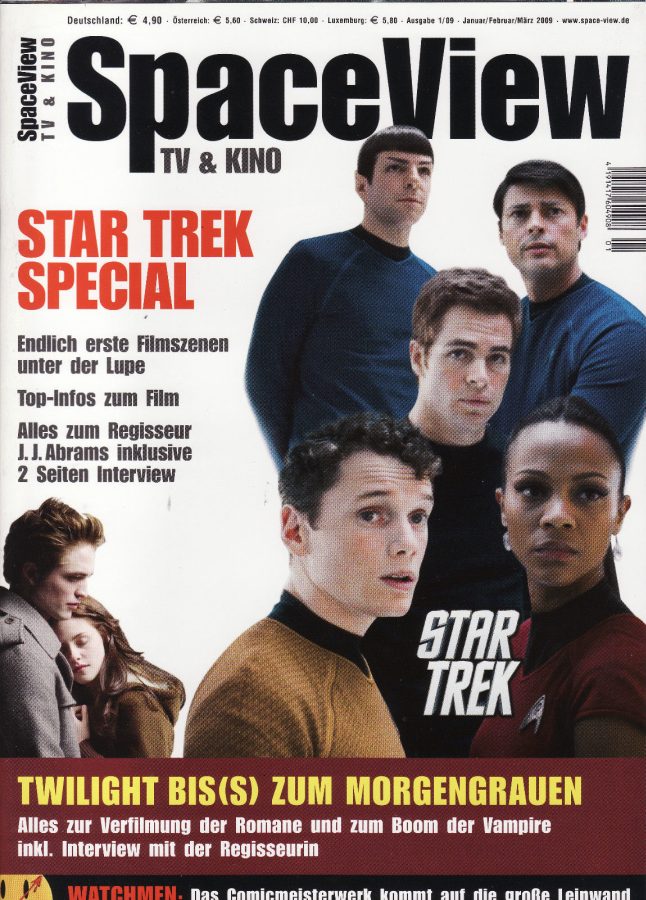 SPACEVIEW magazine side cover January/March 2009