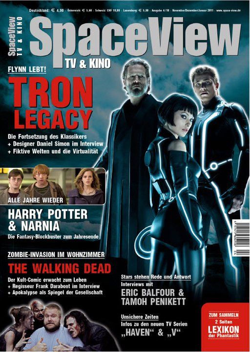 SPACEVIEW magazine side cover Issue 4 November/December 2010