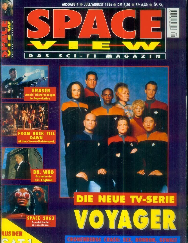 SPACEVIEW magazine side cover July 1996