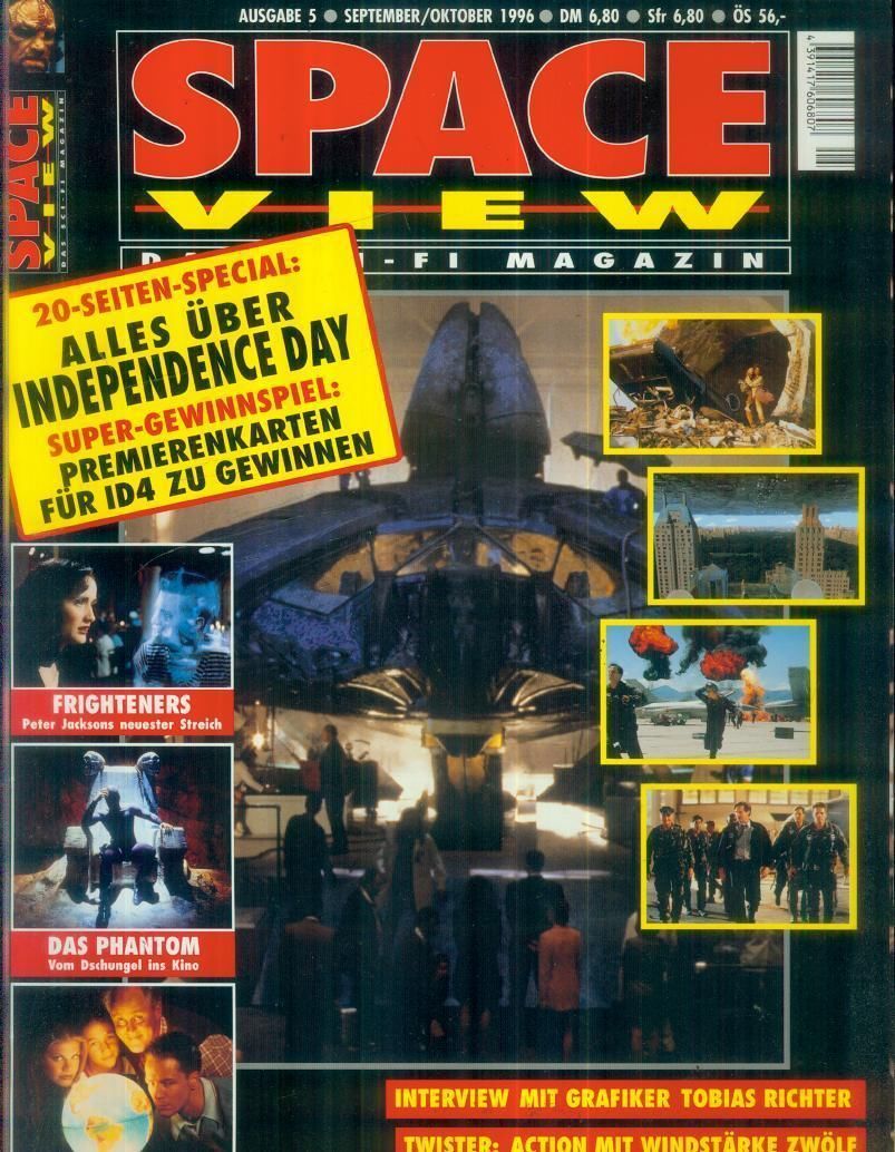SPACEVIEW magazine side cover September 1996