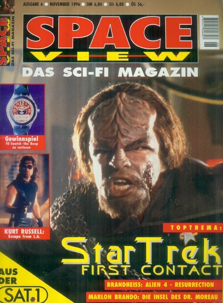 SPACEVIEW magazine side cover November 1996