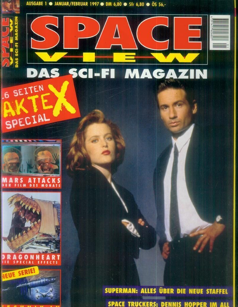 SPACEVIEW magazine side cover January 1997