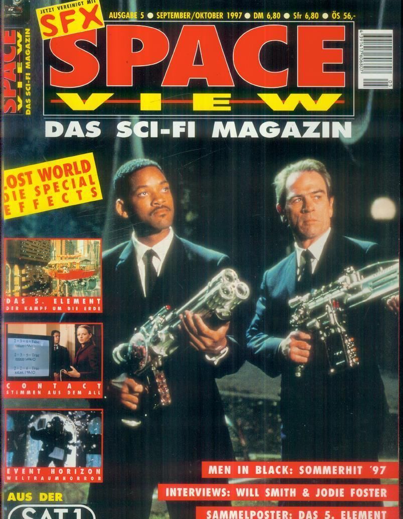 SPACEVIEW magazine side cover September 1997
