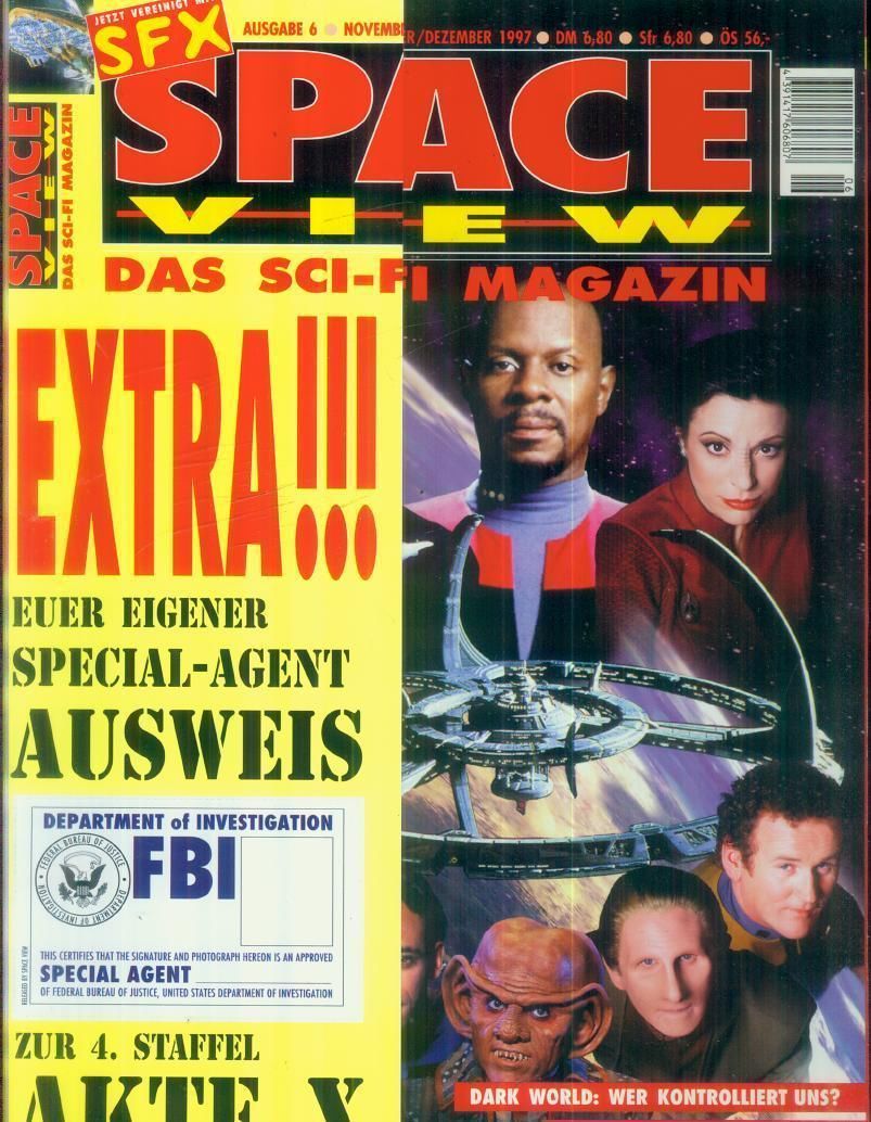 SPACEVIEW magazine side cover November 1997