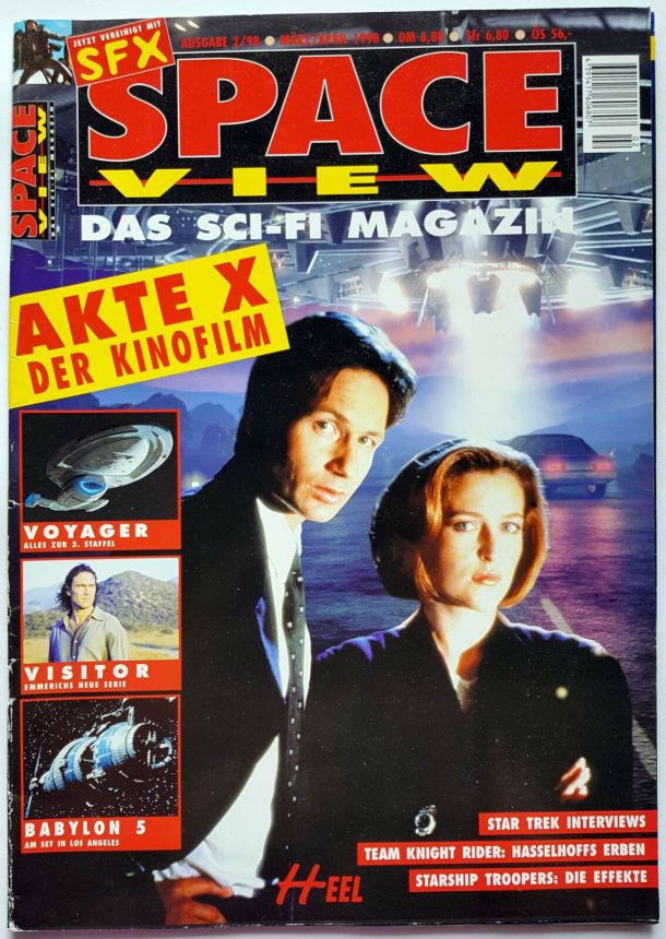 SPACEVIEW magazine side cover March 1998
