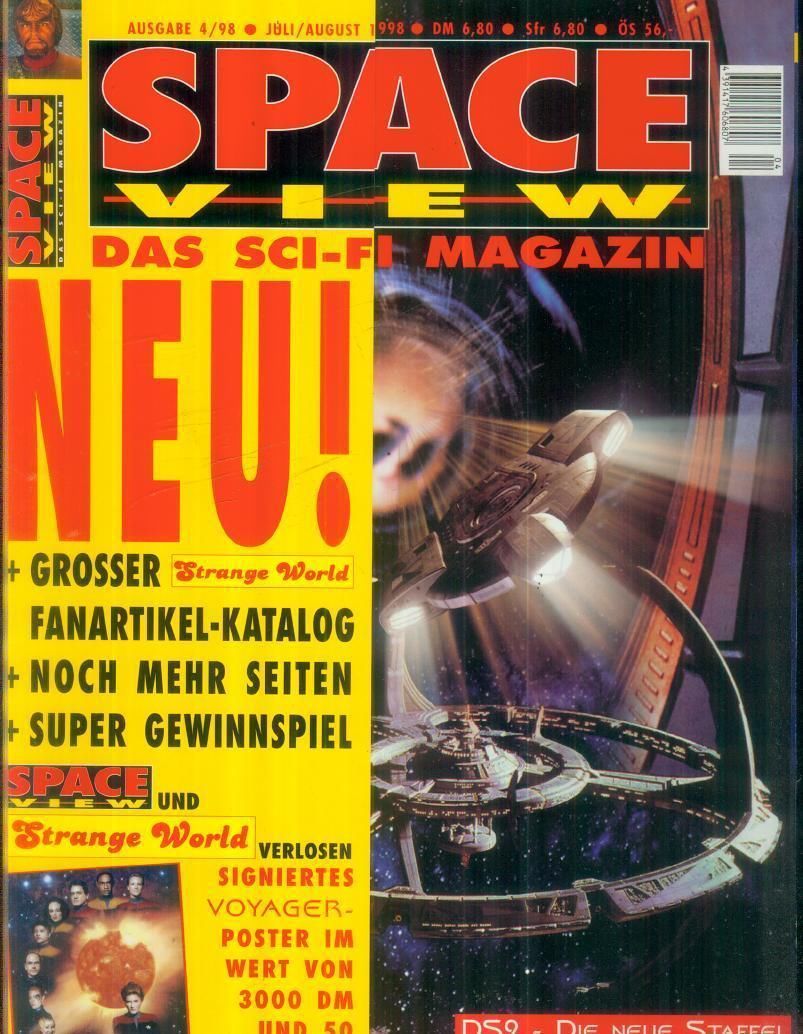 SPACEVIEW magazine side cover July 1998