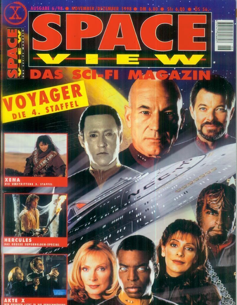 SPACEVIEW magazine side cover November 1998