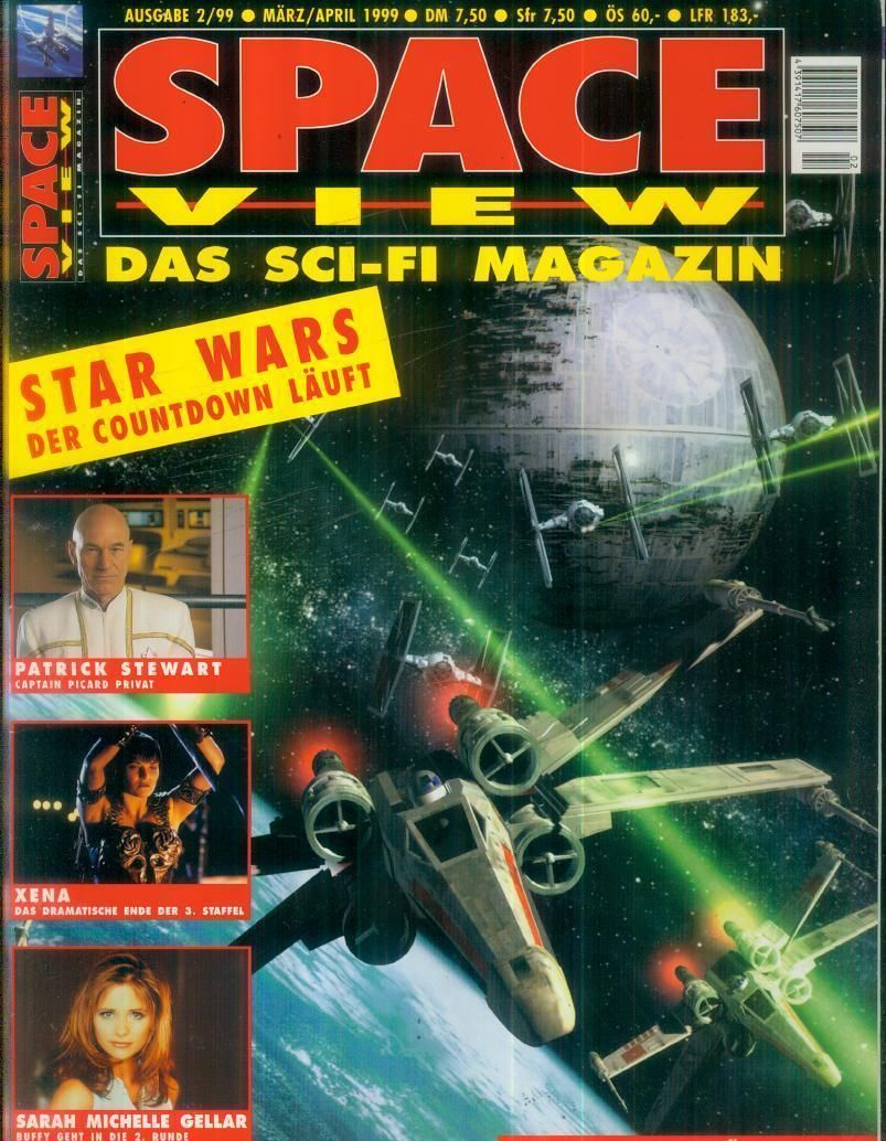 SPACEVIEW magazine side cover March/April 1999