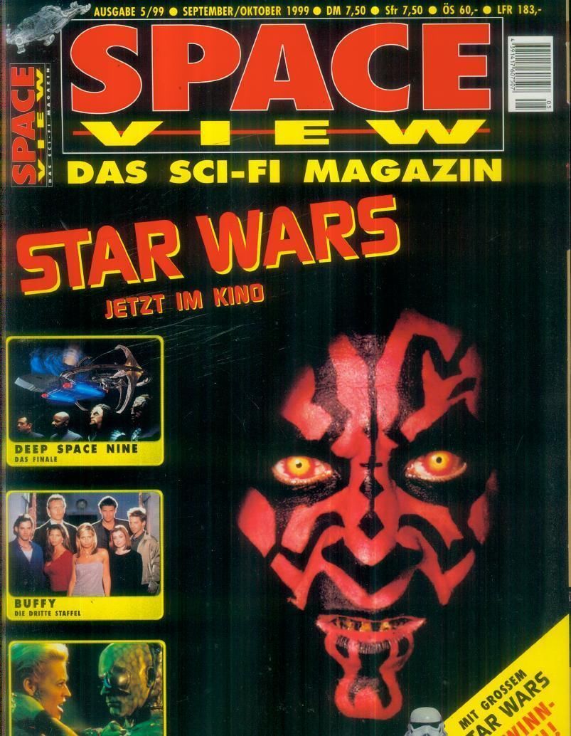 SPACEVIEW magazine side cover September/October 1999