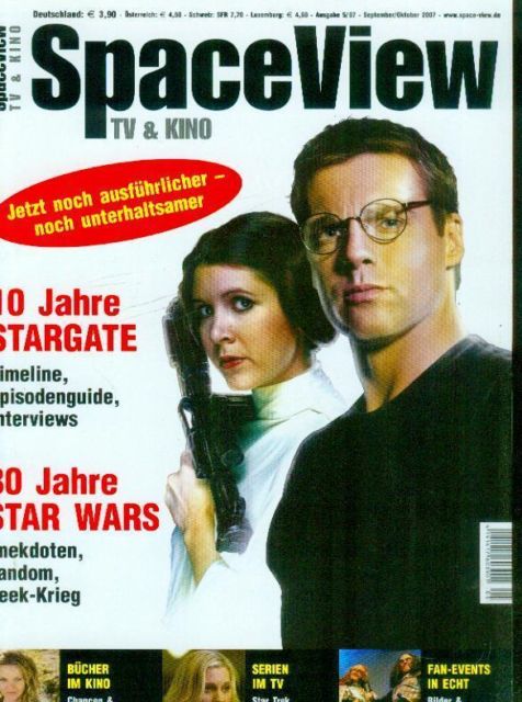 SPACEVIEW magazine side cover Issue 5 September 2007